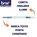 Kit 4 Marca Texto Duo + Fineliner BRW - Cores Neon