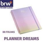 Planner Capa Dura BRW Dreams 88 Folhas - 177x240mm