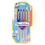 Kit Caneta Paper Mate Flair Ultra Fina 0.4mm - 4 Cores