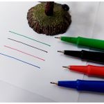 Kit Caneta Paper Mate Flair Ultra Fina 0.4mm - 4 Cores