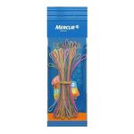 Kit 75 Elástico Mercur Colorido - Ligas Tom Pastel