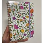 Planner de Capa Dura BRW Botânica Espiral Duplo 80 Folhas
