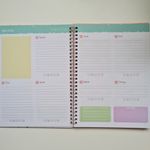 Planner Capa Dura Espiral BRW Enjoy Tons Pastel 177x240mm 80 Folhas