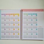 Planner Capa Dura Espiral BRW Enjoy Tons Pastel 177x240mm 80 Folhas