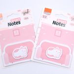 Kit Bloco Notas Adesivas Gatinho Fofo BRW - 3 Blocos para Recados Anotações Lembretes