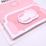 Kit Bloco Notas Adesivas Gatinho Fofo BRW - 3 Blocos para Recados Anotações Lembretes