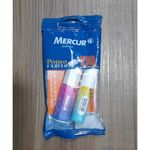 Kit 2 Borracha Mercur Hexagonal + Cilíndrica