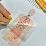 Bloco Notas Adesivas Transparente BRW - 20 Folhas (Para Lembretes e Recados)