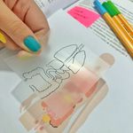 Bloco Notas Adesivas Transparente BRW - 20 Folhas (Para Lembretes e Recados)