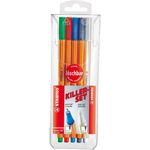 Kit 5 Caneta Apagável Stabilo Killer Set - Cores Básicas 0.4mm