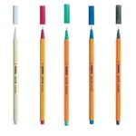 Kit 5 Caneta Apagável Stabilo Killer Set - Cores Básicas 0.4mm
