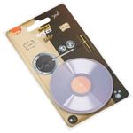 Bloco Notas Adesivas BRW Disco de Vinil Vintage para Lembretes e Recados