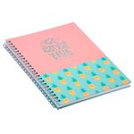 Caderno BRW Capa Dura Enjoy Fofo Tom Pastel 80 Folhas 150x210mm