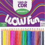 Lápis de Cor Wow Leo&Leo - 24 Cores