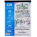 Bloco Livro de Exercícios Apostila Cis Graf - Brush Lettering