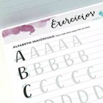 Bloco Livro de Exercícios Apostila Cis Graf - Brush Lettering