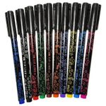 Kit 10 Caneta Cis Tip Line Ponta Ultra Fina 0,4mm - Coleção Completa - Coloridas estilo Tatuagem