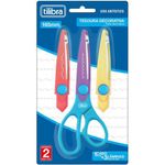 Kit Tesoura de Picotar Decorativa Tilibra - Tesoura + 3 Lâminas