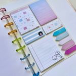 Bloco para Caderno de Disco BRW Tutti Frutti - 10 Blocos x 25 Folhas - Notas e Marcador de Página