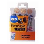 Percevejo Cis Fantasia Coloridos 19 unidades
