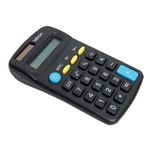 Calculadora de Bolso Leonora Letron 8 Dígitos Preta Básic Solar