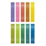 Kit 10 Washi Tape Tons Pastel Fresh Slim 7,5mm x 5 metros