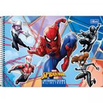 Caderno de Cartografia e Desenho Tilibra Espiral Homem Aranha Capa Dura 80 Folhas