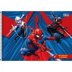 Caderno de Cartografia e Desenho Tilibra Espiral Homem Aranha Capa Dura 80 Folhas