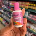 Corretivo Líquido Mercur Decorado 18ml - Cores Mágicas ou Sistema Solar Universo Tom Pastel