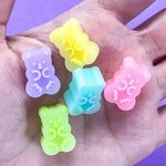 Kit Mini Borracha Ursinhos Acrilex Estilo Bala de Gelatina Fini Haribo