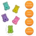 Kit Mini Borracha Ursinhos Acrilex Estilo Bala de Gelatina Fini Haribo