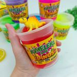 Slime Kimeleka Dinossauro Acrilex 180g - Dinossauro Surpresa