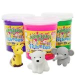 Slime Kimeleka Filhotes Fofos Acrilex 180g - Boneco Bichinho Supresa