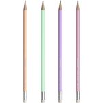 Kit Stabilo Pastel 4 Marca Texto + 4 Caneta Point 88 + 4 Lápis Swano