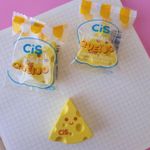 Borracha Cis Cheese Queijo Fofa- Kit ou unidade