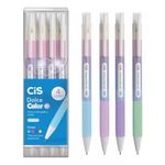Caneta Cis Dolce Color Retrátil Ponta Ultra Fina Agulha 0.4mm Fofa Tom Pastel - Kit ou Unidade