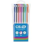 Caneta Cis Tik Ponta Agulha Fina 0.7mm Corpo Longo - Kit ou unidade