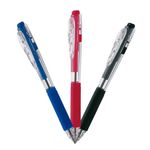 Caneta Retrátil Pentel Wow! Ponta Fina 0.7mm Corpo Transparente - Kit ou Unidade