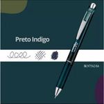 Kit 3 Caneta Pentel Premium Luxo Black Colors Ponta Fina 0.5mm Preta