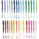 Kit Brush Pentel Sign Pen - Tom Pastel - Neon - Colors - Tradicional - Coleção Completa