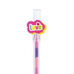 Caneta BRW Divert Gel Cute Love Fofa Várias Cores Ponta Fina 0.7mm