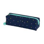 Estojo BRW Estampado de Poliéster - Coração Universo Xadrez
