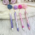 Lapiseira BRW Pompom 0.7mm Fofa - Kit com grafite ou unidade