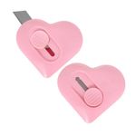 Mini Estilete BRW Love Coração Fofo Rosa Pastel
