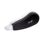 Corretivo em Fita BRW para papel Preto e Bege Off White 5mm x 3 metros