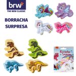 Borracha Surpresa BRW Sachê - Magic ou Raptors - Dinossauro ou Unicórnio