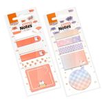 Marcador de Página BRW Textures Smart Notes Cisne ou Gatinho