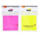 Bloco BRW Eletrostático para Notas e Lembretes 30 Folhas 76x76mm