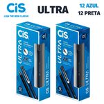 Caneta Cis Ultra Ponta Agulha 0.7mm - Escrita Fina - Caixa