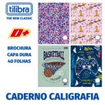 Caderno Caligrafia Tilibra D+ Capa Dura Brochura - 40 Folhas